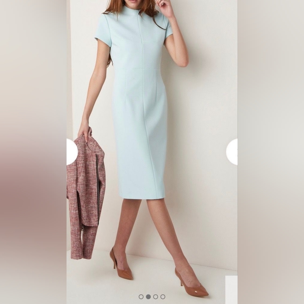 Hugo Boss Demiara Sheath Dress in Mint Size 8 - Picture 4 of 11